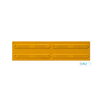 Panel Guía Direccional Amarillo Embutido de 152mm para Rutas Accesibles
