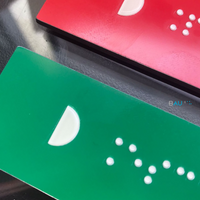 Señalética Braille Formato Regleta BAU