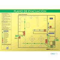 Señalética Braille de Evacuación y Emergencias Fotoluminiscente
