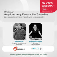 Ciclo de Webinars, Arquitectura y Evacuación Inclusiva