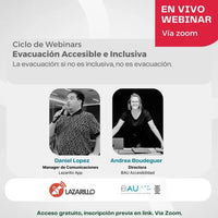 Ciclo de Webinars, Evacuación Accesible e Inclusiva
