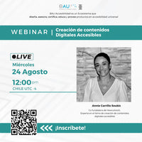 Creación de contenidos digitales accesibles.