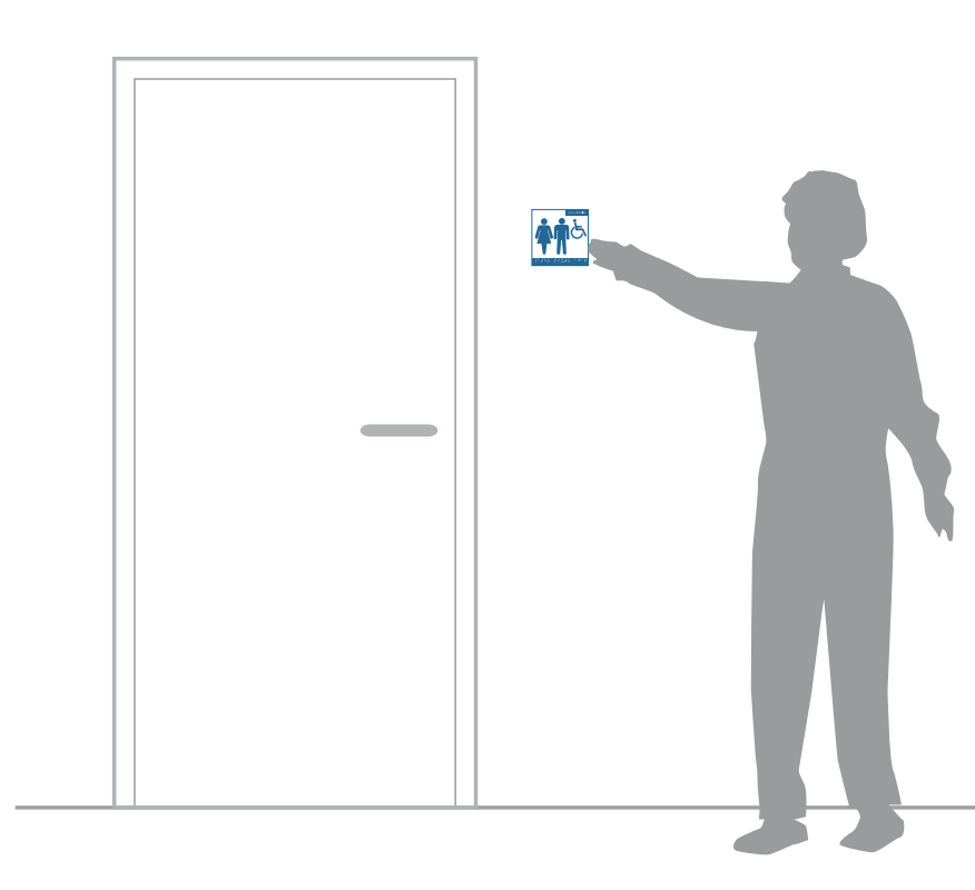 Señalética Braille de Baño Accesible | Baños Accesibles