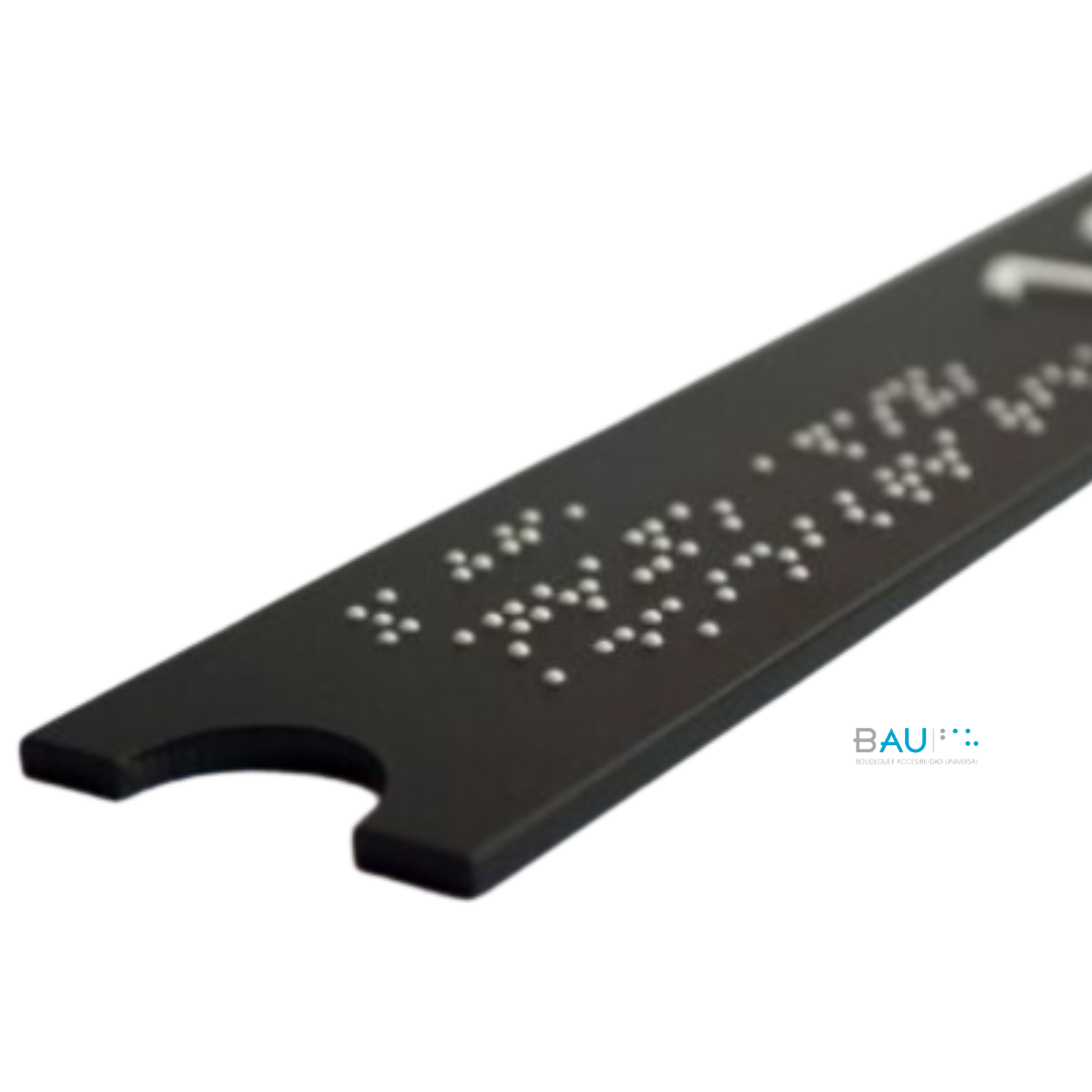 Señalética Braille Formato Regleta BAU