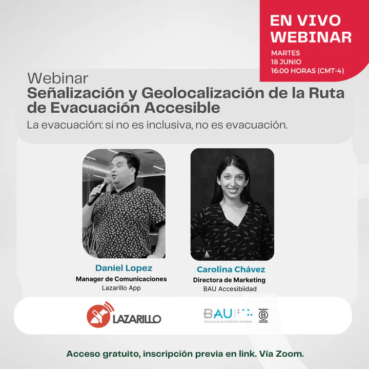 Ciclo de Webinars, Señalización y Geolocalización de la Ruta de Evacuación