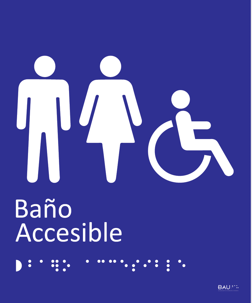 Señalética Bano Accesible SIA