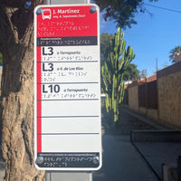 Paradero con Braille